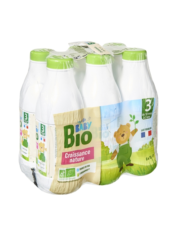 Lait Croissance Nature CARREFOUR BABY BIO