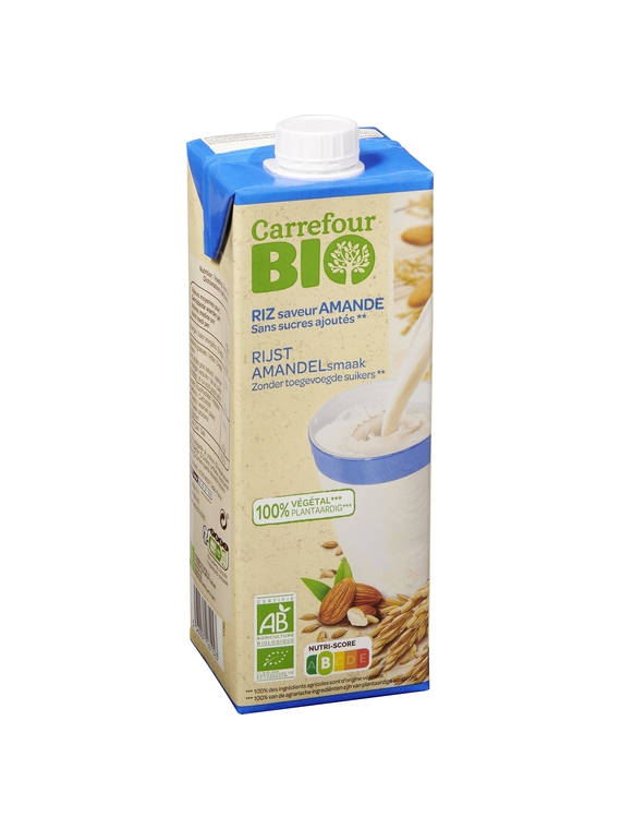 Boisson Riz Amande CARREFOUR BIO