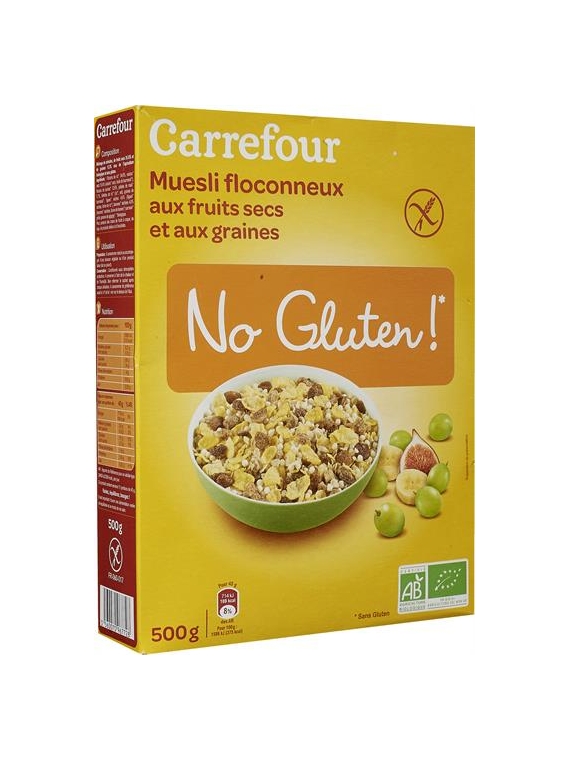 Céréales Muesli Fruits secs & Graines CARREFOUR