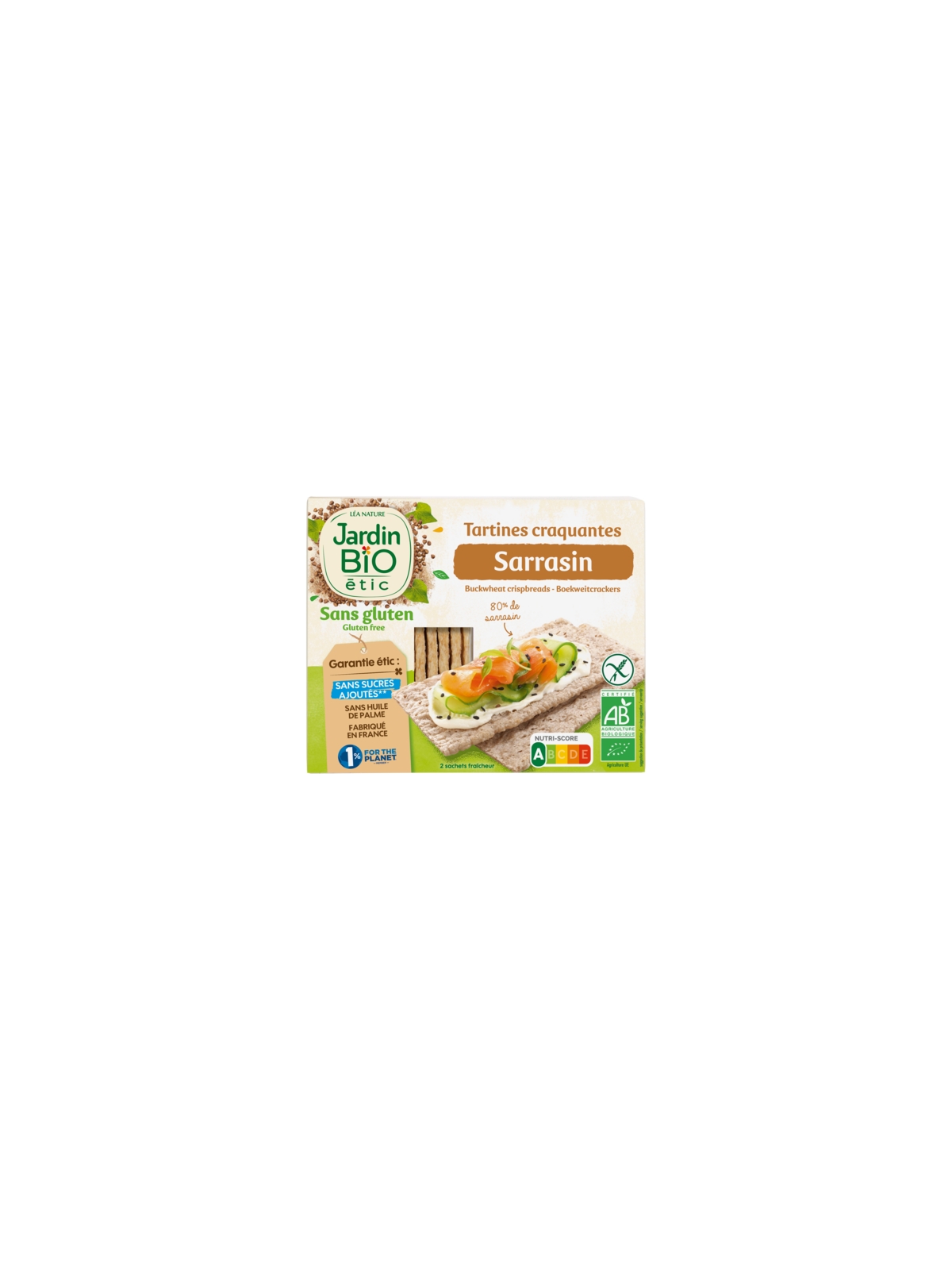 Tartines Craquantes Sarrasin JARDIN BIO ETIC