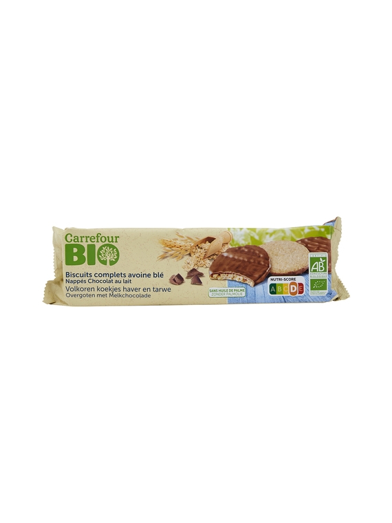 Biscuits Chocolat au Lait CARREFOUR BIO