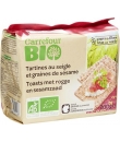 Tartines Crackers Seigle et Graines de Sésame CARREFOUR BIO