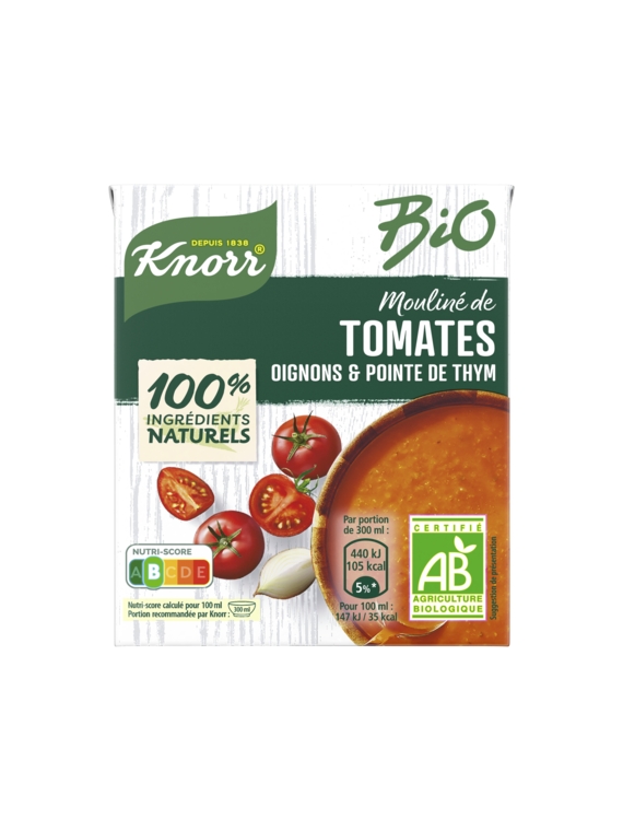 Soupe  Tomates Oignons Herbes Bio KNORR