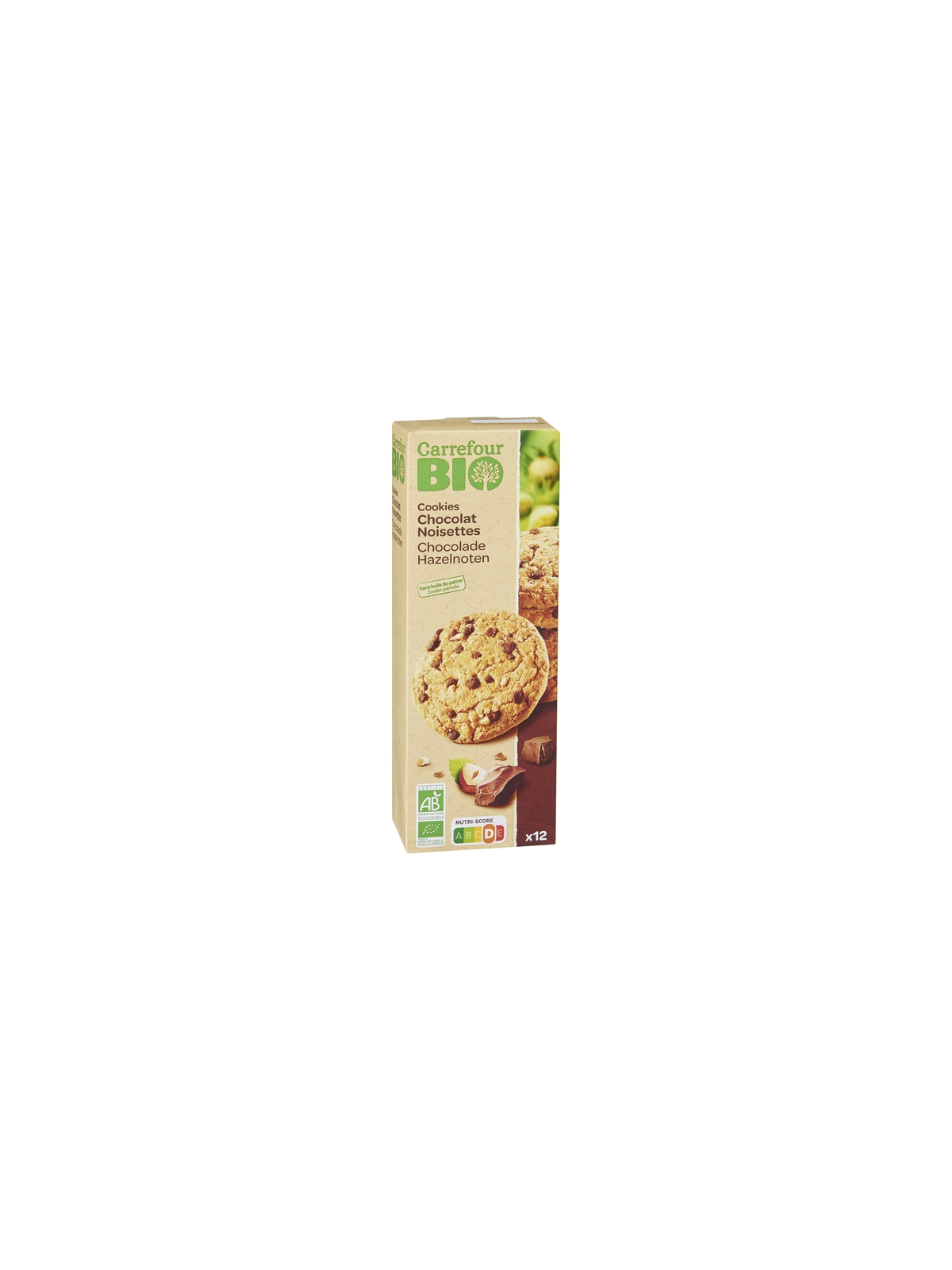 Cookies Chocolat Noisettes CARREFOUR BIO