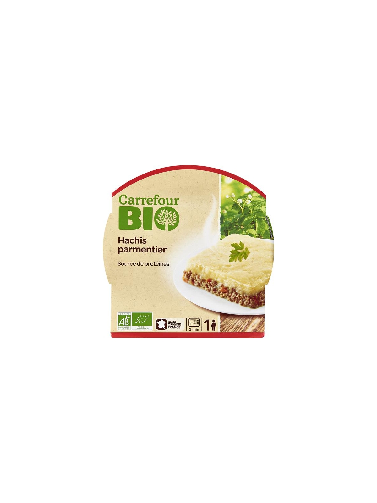 Plat Cuisiné Hachis Parmentier CARREFOUR BIO