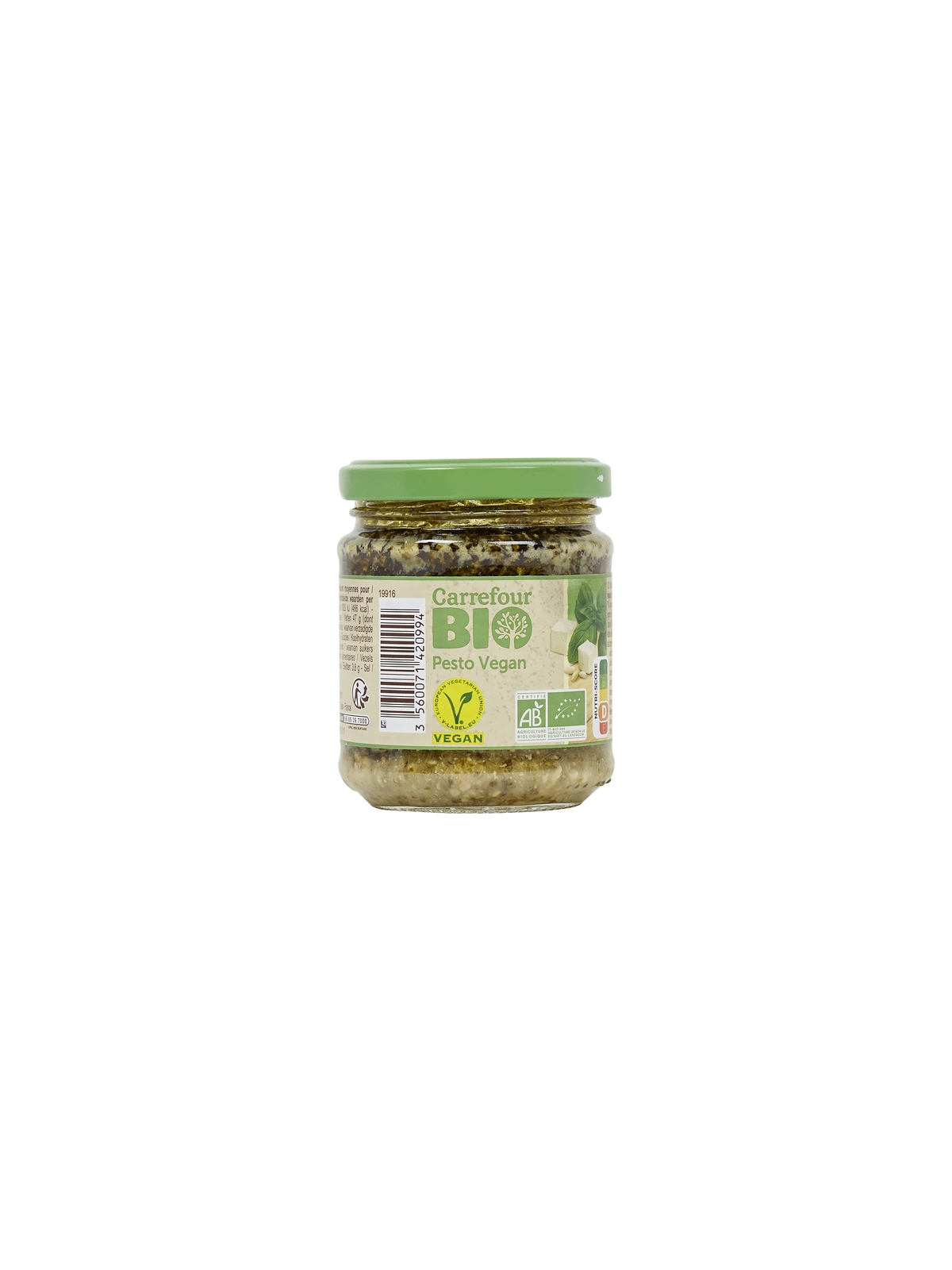 Sauce Pesto Vegan CARREFOUR BIO