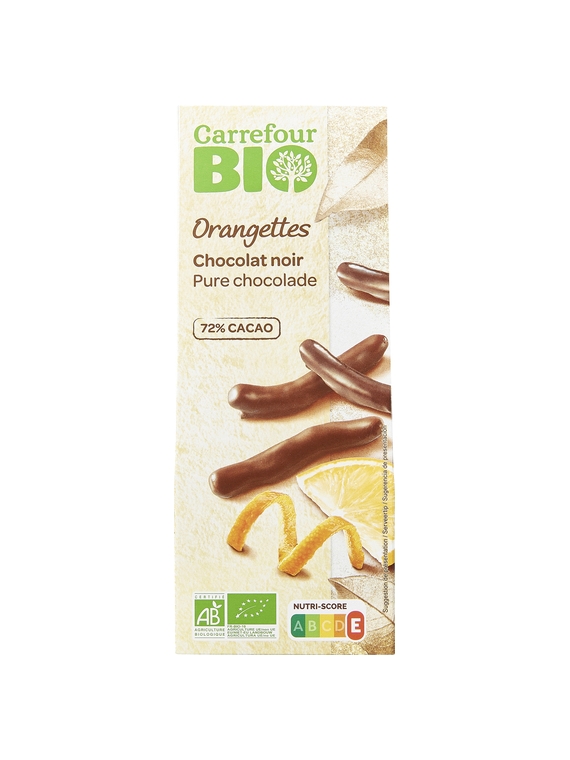 Orangettes Au Chocolat Noir CARREFOUR BIO