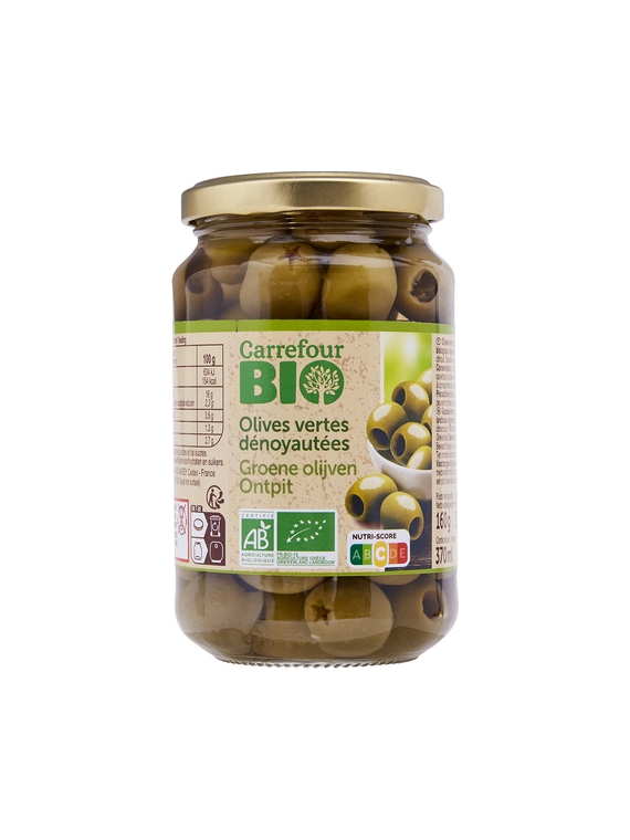 Olives Vertes Dénoyautées CARREFOUR BIO