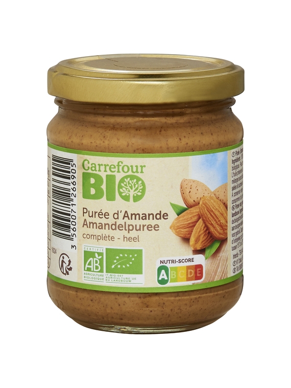 Purée d'Amande Complète CARREFOUR BIO