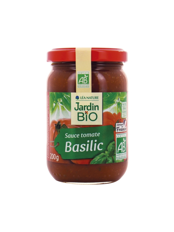 Sauce Tomate Basilic JARDIN BIO ÉTIC