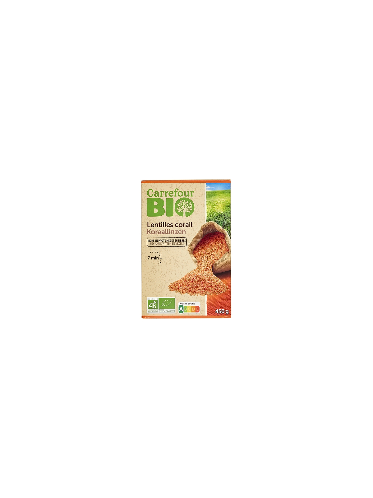 Lentilles Corail CARREFOUR BIO