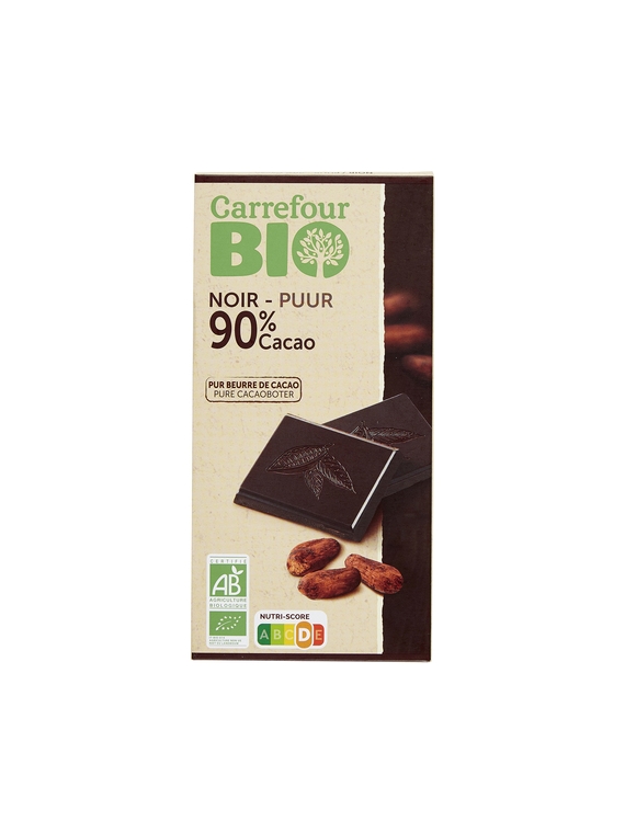 Tablette de Chocolat Noir CARREFOUR BIO