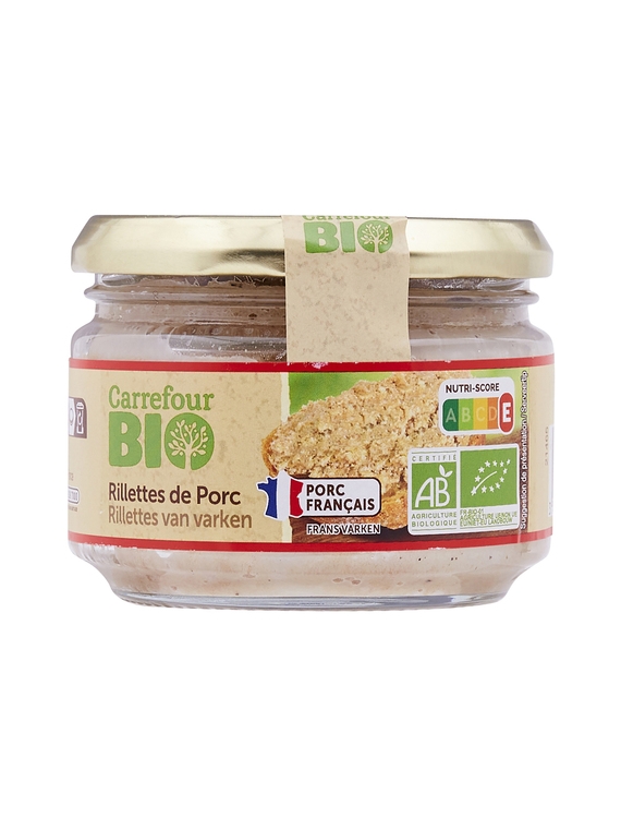 Rillettes Pur Porc CARREFOUR BIO