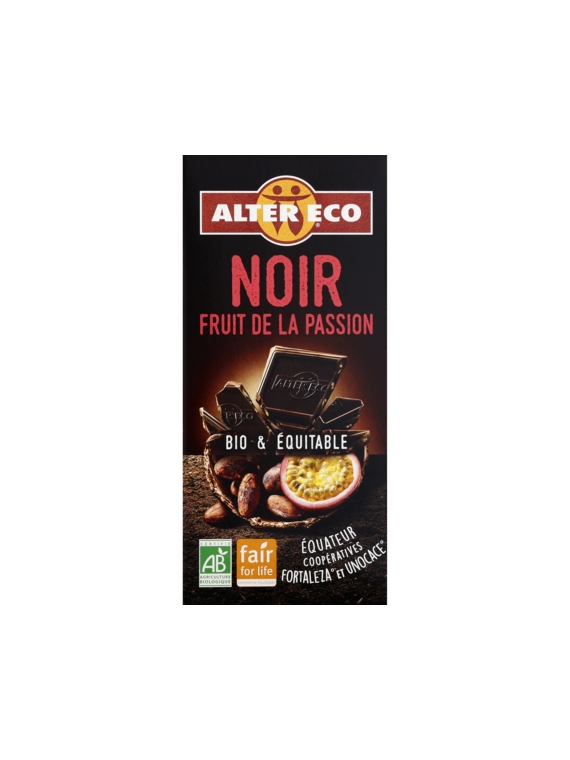 Chocolat Noir Fruit de la Passion Bio ALTER ECO