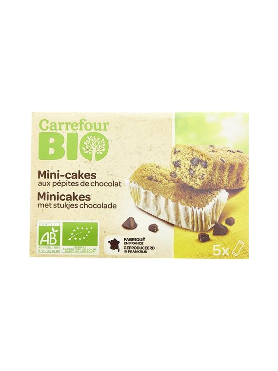 Mini-cakes Pépites de Chocolat CARREFOUR BIO