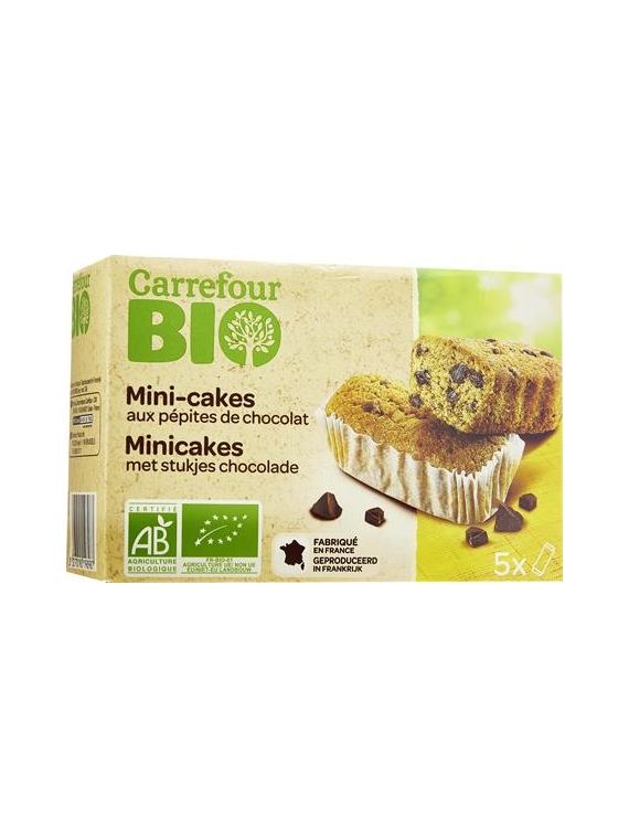 Mini-cakes Pépites de Chocolat CARREFOUR BIO