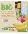 Compotes Pomme Banane CARREFOUR BIO