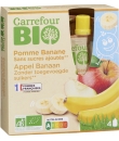 Compotes Pomme Banane CARREFOUR BIO