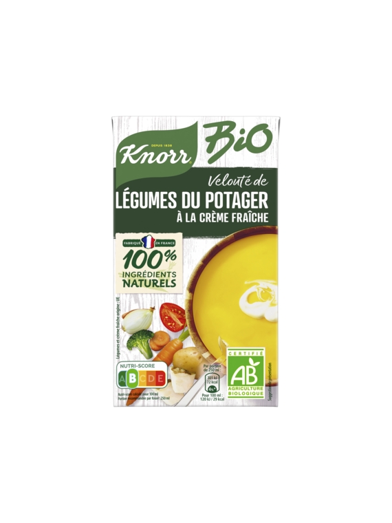 Velouté de Légumes du Potager & Crème Fraiche Bio KNORR