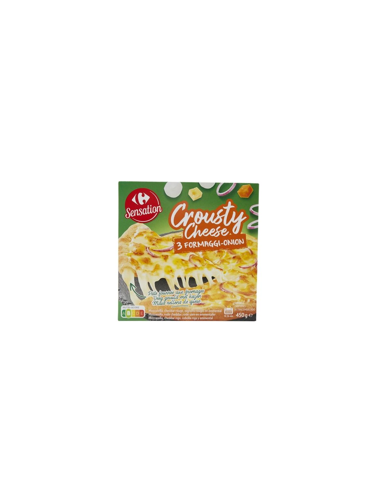 450G PIZZA CROUSTY CHEESE CRF