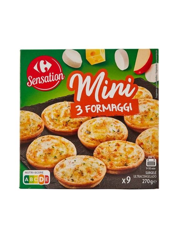 270G MINI PIZZA FROMAGE CRF