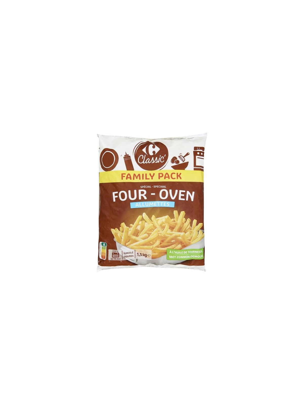 Frites allumettes spécial four CARREFOUR CLASSIC'