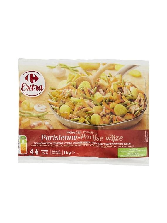 Plat cuisiné poêlée à la Parisienne CARREFOUR EXTRA