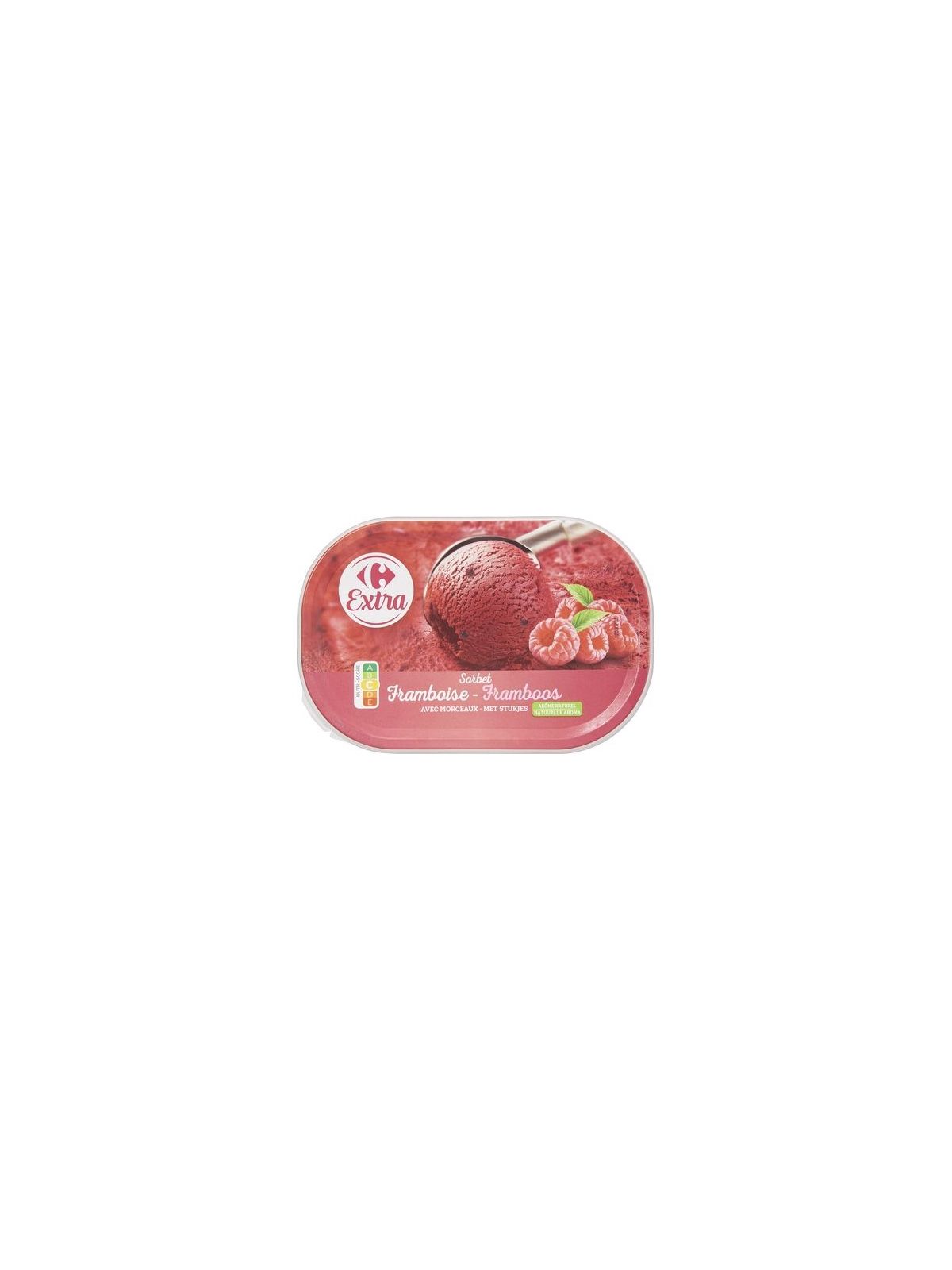 Sorbet framboise CARREFOUR EXTRA