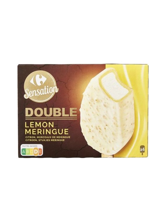 Glaces citron meringue CARREFOUR SENSATION