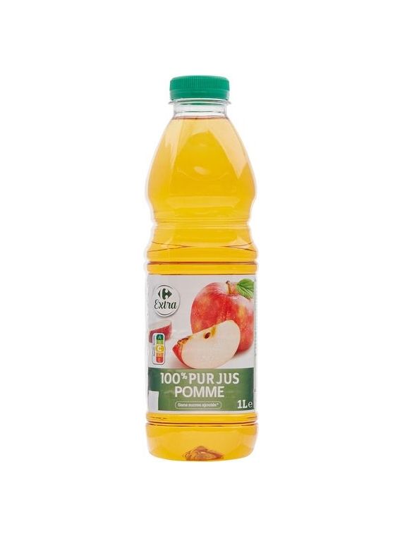 Jus de pomme 100% pur jus CARREFOUR EXTRA