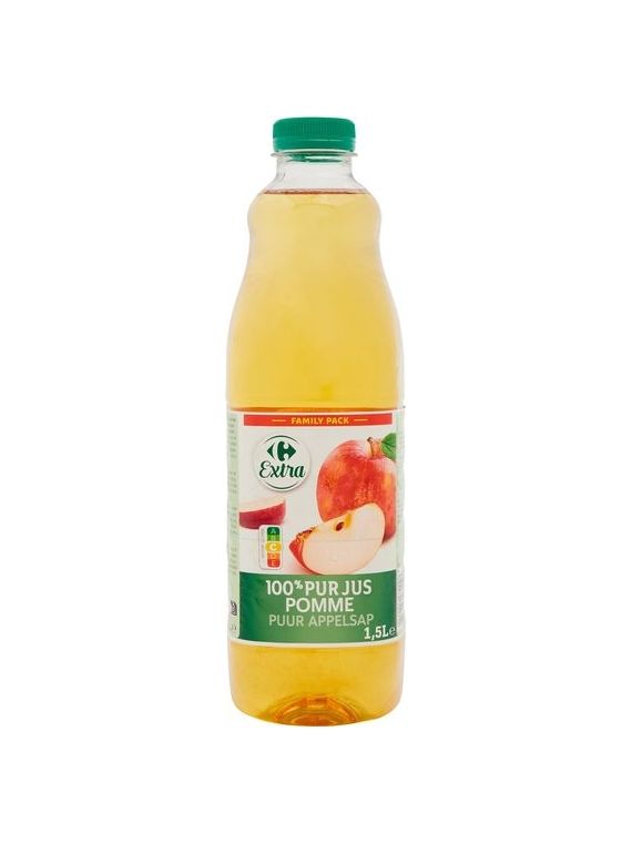 1.5L P.JUS POMME CRF PET