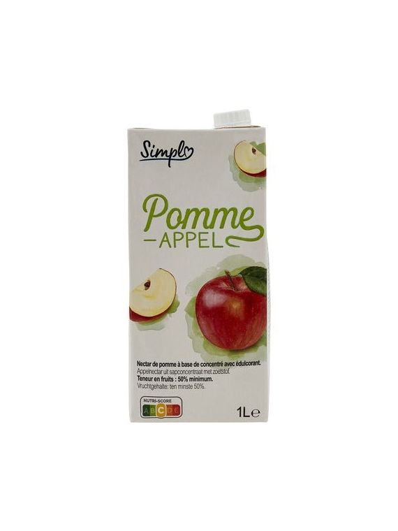 1L NECT.POMME BRK SIMPL