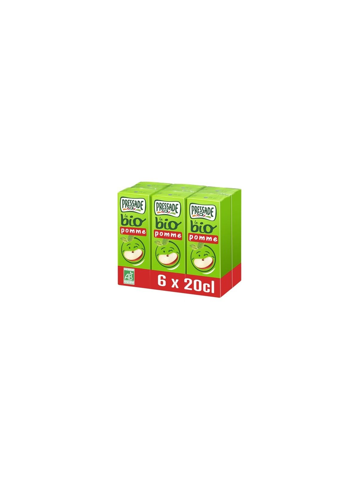 6X20CL NECT.POMME BIO PRESSADE