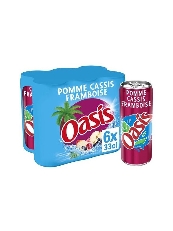 Boisson aux fruits saveur Pomme Cassis Framboise OASIS