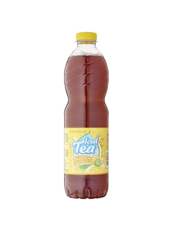 Boisson Iced Tea citron citron vert CARREFOUR SENSATION