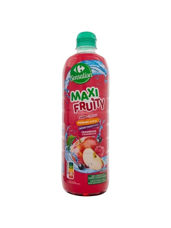 1.5L SIROP POM/CAS/FRAISE CRF