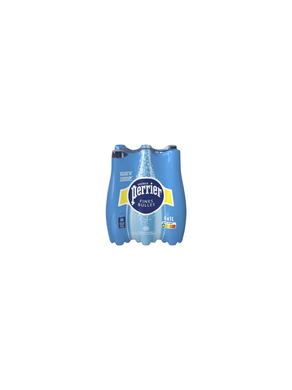 6X1L EAU FINE BULLE BLEU PET