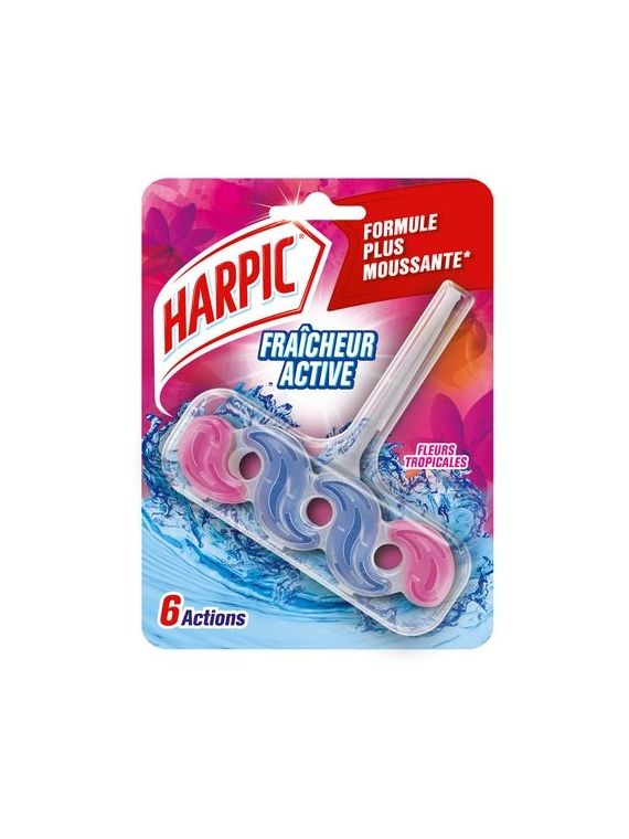 Bloc WC cuvette Active Fresh Fleurs Tropicales HARPIC