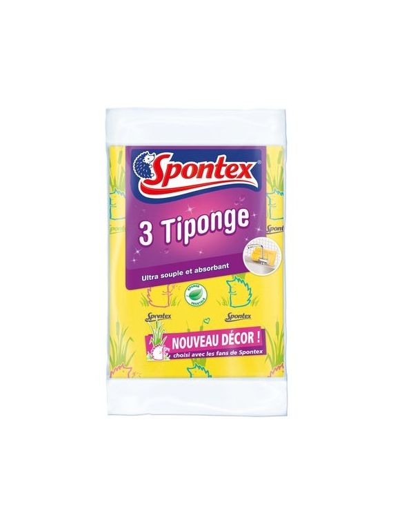 3 EPONGES TISSU SPTX