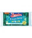 3 EPONGE GRATT.MOSAIK SPTX