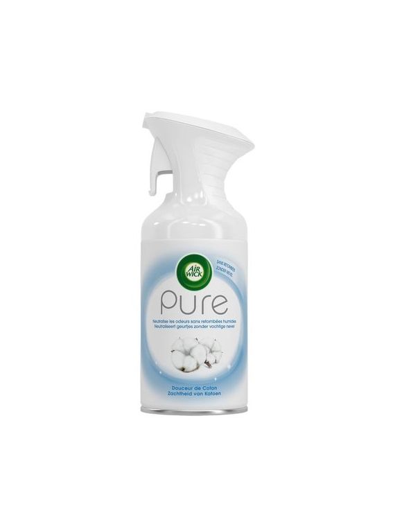 Spray aérosol désodorisant Pure Douceur de Coton AIRWICK