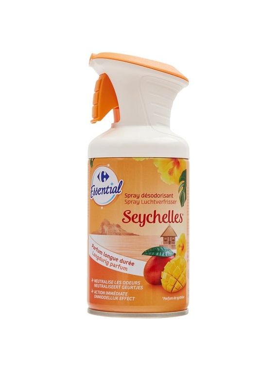 Désodorisant spray Seychelles CARREFOUR ESSENTIAL