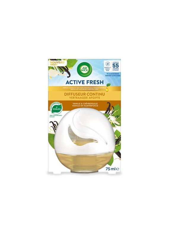 Diffuseur continu désodorisant Active Fresh Vanille AIRWICK