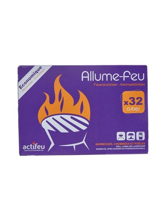 32 CUBES ALLUME-FEU ACTIFEU PP