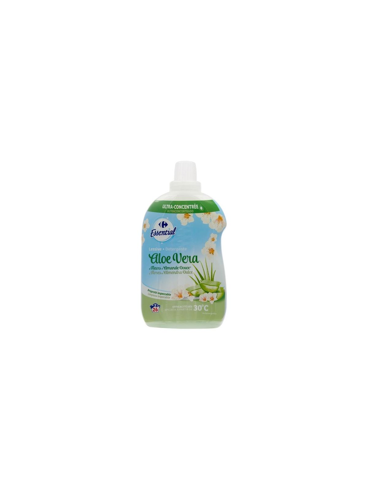 Lessive Aloe vera amande douce CARREFOUR ESSENTIAL