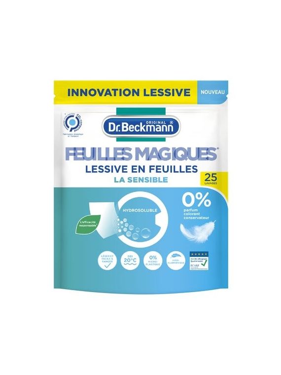 Lessive Feuilles Magiques La Sensible Hydrosoluble DR BECKMANN