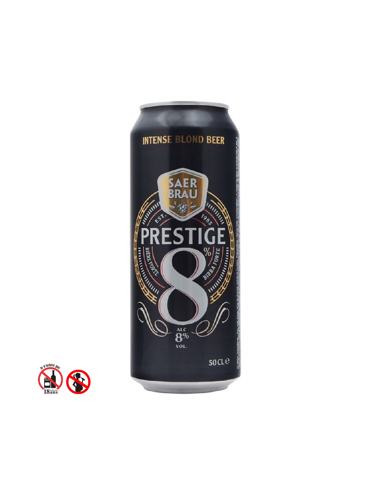 50CL BIERE 8%PRESTIGE CRF BTE