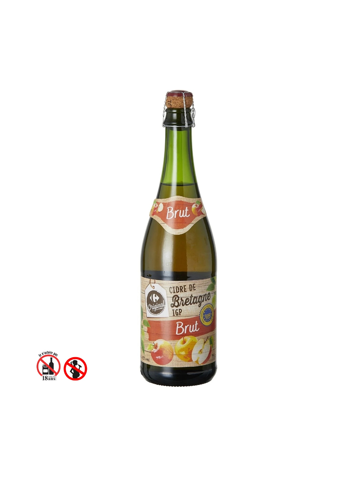 75CL CIDRE 4.5% BRUT CRF