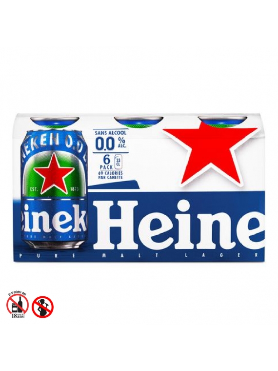 6X33CL BIERES 0%HEINEKEN BTE