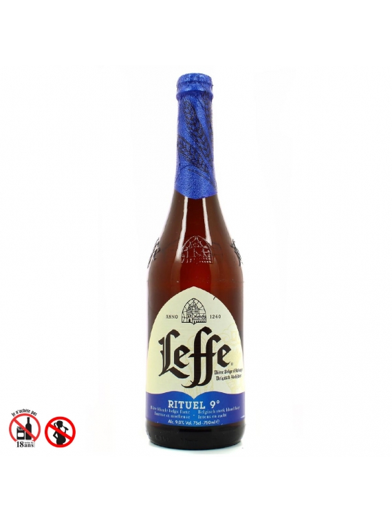 75CL BIERE ABBAYE LEFFE 9%V.BT